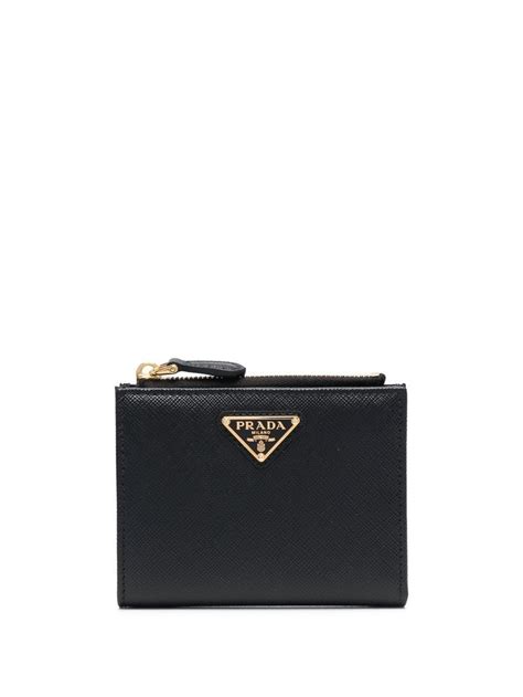 prada saffiano triangle leather wallet ราคา|Prada Livermore.